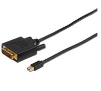 Microconnect mdpdvi1b adaptador de cable de vídeo 1 m mini displaypor