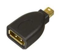 Microconnect MDPMDPF adaptador de cable Mini Displayport Displayport Negro - Adaptador para cable (Mini Displayport, Displayport, Macho/Hembra, Negro)