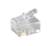 Microconnect Modular Plug RJ12 6P6C, 10pcs