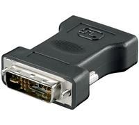 Convertidor Adaptador DVI A VGA DVI-A 12+5 Pines Macho VGA Hembra Negro