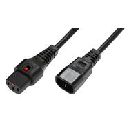 Microconnect pc1003 cable de transmisión negro 1,5 m c13 acoplador c1