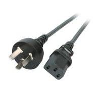 Microconnect PE010418CHINA - Cable (1,8 m, Male Connector/Female Connector, C13 acoplador, Negro)