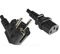 Microconnect PE010418LSZH - Cable (1,8 m, Male connector / Female connector, CEE7/7, C13 acoplador, Negro)