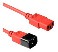 Microconnect pe1413r18 cable de transmisión rojo 1,8 m c13 acoplador