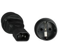 Microconnect pe14ceead adaptador de enchufe eléctrico c14 tipo f negr