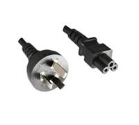 Microconnect - Pe150818 1.8m Power Plug Type i c5 Coupler Negro - Cable (Macho/Hembra, Power Plug Type i, c5 Coupler, Derecho, Derecho, Negro)