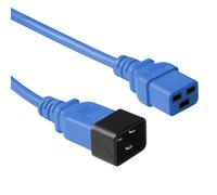 Microconnect pe2019b09 cable de transmisión azul 0,9 m c20 acoplador