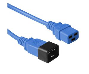 Microconnect pe2019b09 cable de transmisión azul 0,9 m c20 acoplador