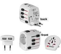 Cable de alimentación USB - MICRO CONNECT - PETRAVEL12 - Blanco - 1,8m - Universal