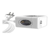 MicroConnect PowerCube. 4 Schuko outlets.