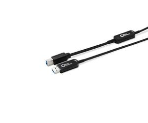 Microconnect Premium Optic Usb Cable 3.0 A-B 10m - Kabel - Digital/daten - 10 M (mC-Usb3.0ab10op)