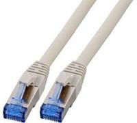 Microconnect SFTP701TPE - Cable de red (1 m, Cat6a, S/FTP (S-STP), RJ-45, RJ-45, Gris)