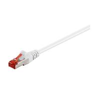 Microconnect - Sstp60025w 0.25m cat6 s/FTP (s-STP) Color Blanco - Cable de Red (rj-45, rj-45, Macho/Macho, cat6, s/FTP (s-STP), Color Blanco)