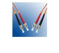 Microconnect ST/PC-ST/PC, 0.5m, 62.5/125 Cable de Fibra optica 0,5 m Naranja - Cable de Fibra óptica (0.5m, 62.5/125, 0,5 m, ST, ST, Male Connector/Male Connector, Naranja)