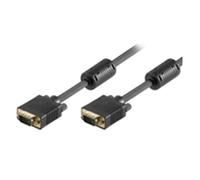 Microconnect SVGA, 1m cable VGA VGA (D-Sub) Negro - Cables VGA (1m, 1 m, VGA (D-Sub), VGA (D-Sub), Negro, Male connector/Male connector, HD-15)