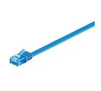 Microconnect - U/utp cat6a 0.50m blue flat