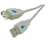 Microconnect USB 2.0 A-A 0.5m M-F - Cable USB (0,5 m, USB A, USB A, 2.0, Male Connector/Female Connector, Gris)