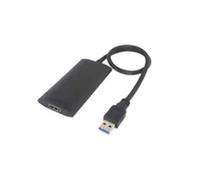 Microconnect USB 3.0-HDMI Negro - Adaptador para cable (USB 3.0, HDMI, Male connector / Female connector, Negro)