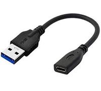 Microconnect USB3.0ACF adaptador de cable USB 3.0 A USB 3.1 C Negro - Adaptador para cable (USB 3.0 A, USB 3.1 C, Male connector / Female connector, Negro)