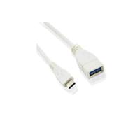 Microconnect USB3.1 SuperSpeed Adapter USB Type C - USB 3.0 A Female USB C USB A Macho Hembra Blanco - Cable USB (USB C, USB A, 3.0 (3.1 Gen 1), Macho/Hembra, Blanco)