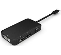 Microconnect USB3.1CCOM10 adaptador de cable USB C DVI-D, VGA, HDMI, DisplayPort Negro - Adaptador para cable (USB C, DVI-D, VGA, HDMI, DisplayPort, Macho/Hembra, Negro)