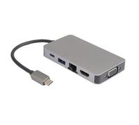 Microconnect usb3.1ccom14 base para portátil y replicador de puertos