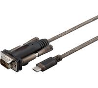 Microconnect usb3.1crs232 cable de serie negro 1 m usb c db9