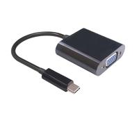 Microconnect 0.2m USB C - D-Sub Negro - Adaptador para cable (USB C, D-Sub, Male connector / Male connector, 0,2 m, Negro)