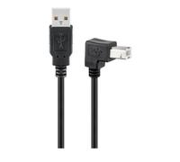 Microconnect usbab2angled cable usb 2 m usb 2.0 usb a usb b negro