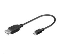 Microconnect usbabmicro2 cable usb 0,2 m usb 2.0 usb a micro-usb b neg