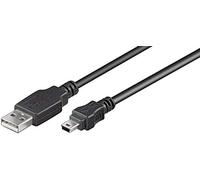 Microconnect USBAMB510 10m USB Mini-USB B Macho Negro Cable USB (USBAMB510)
