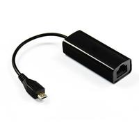 Microconnect USB Micro to Ethernet, Black