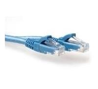 Microconnect UTP CAT6a 0.5m - Cable de Red (0,5 m, RJ-45, RJ-45, Azul)