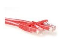 Microconnect UTP CAT6a 0.5m - Cable de Red (0,5 m, RJ-45, RJ-45, Rojo)