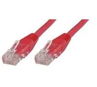 Microconnect UTP6002R - Cable de Red (0,2 m, Rojo)