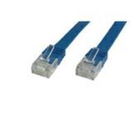 Microconnect V-UTP601B-FLAT - Cable de Red (1 m, RJ-45, RJ-45, Azul)