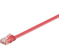 Microconnect v-utp601r-flat cable de red rojo 1 m cat6 u/utp (utp)