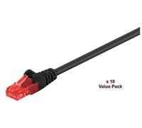 Microconnect v-utp602svp cable de red negro 2 m cat6 u/utp (utp)