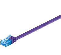 Microconnect - V-utp6a005p-flat 0.5m cat6a u/utp (utp) púrpura - cable de red (rj-45, rj-45, macho/macho, cat6a, u/utp (utp), púrpura)
