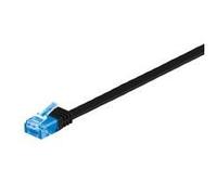 Microconnect v-utp6a03s-flat cable de red negro 3 m cat6a u/utp (utp)