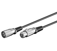 Microconnect xlrmf05 cable de audio 0,5 m xlr (3-pin) negro
