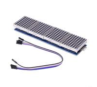 Microcontrolador Dot para módulo de matriz para Arduino con interfaz serie integrada y control de brillo (azul)