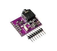 Microcontrolador Módulo sintonizador de radio FM Si4703 placa de desarrollo con interfaz de control I2C y salida para proyectos de pasatiempos y uso en laboratorio, receptor FM, módulo sintonizador de