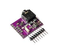 Microcontrolador Módulo sintonizador de radio FM Si4703 placa de desarrollo con interfaz de control I2C y salida para proyectos de pasatiempos y uso en laboratorio, receptor FM, módulo sintonizador de