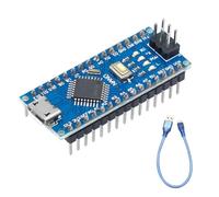 Microcontrolador Placa de Desarrollo Binghe Microcontrolador con CH340 Chip 5V 16MHz versión soldada Interfaz Micro Controlador Board, versión Mejorada con Cable USB, Compatible con Arduino