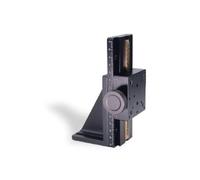 Microcorredera de ajuste lineal vertical manual de largo recorrido con eje Z, plataforma de 60 x 60 mm, capacidad de carga de 6 kg, corredera de elevación lineal ajustable con perilla de bloqueo