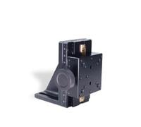 Microcorredera de ajuste lineal vertical manual de largo recorrido con eje Z, plataforma de 60 x 60 mm, capacidad de carga de 6 kg, corredera de elevación lineal ajustable con perilla de bloqueo