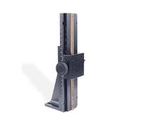 Microcorredera de ajuste lineal vertical manual de largo recorrido con eje Z, plataforma de 60 x 60 mm, capacidad de carga de 6 kg, corredera de elevación lineal ajustable con perilla de bloqueo