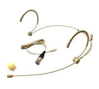 Microdot 4016 - Auricular con micrófono para sistema inalámbrico Audio Technica - Cable extraíble con conector de 4 pines tipo Hirose - Micrófono Omidireccional