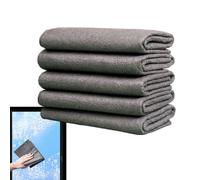 Microfiber Cleaning Cloth, 5X Reusable Thickened Dusting Towels, Microfibre Super Absorbent Washable Rags, Streak- Cleaning for Glass, Kitchen, and Home, 11.81x15.75 Inches